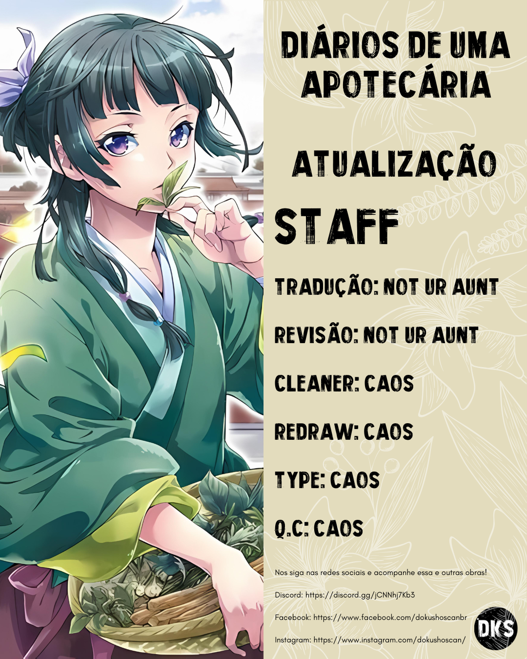 Kusuriya no Hitorigoto – Capítulo 77.1 page 0