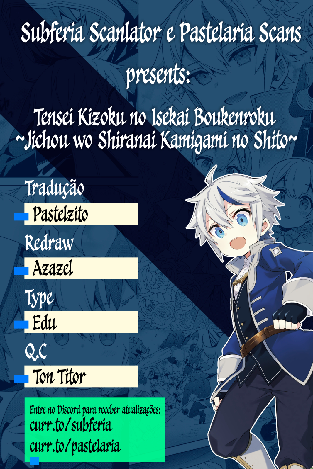 Tensei Kizoku no Isekai Boukenroku: Jichou o Shiranai Kamigami no Shito – Capítulo 58 page 0