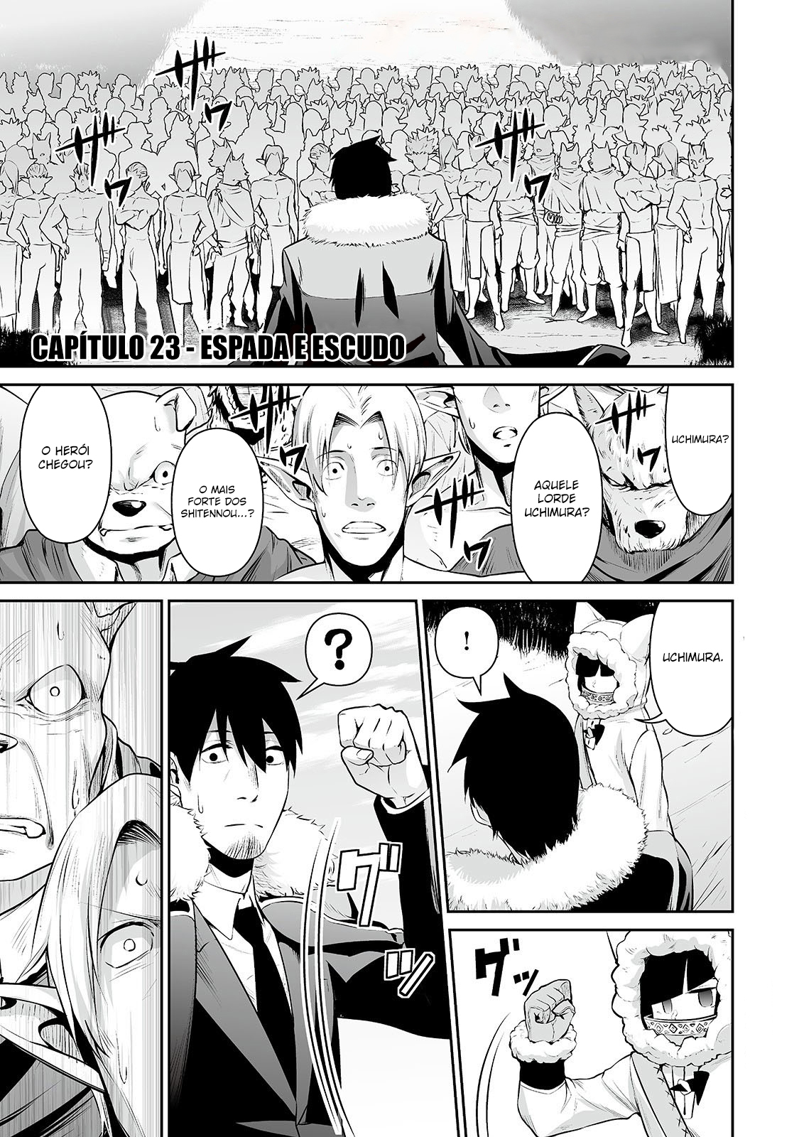Salaryman ga Isekai ni Ittara Shitennou ni Natta Hanashi – Capítulo 23 page 1