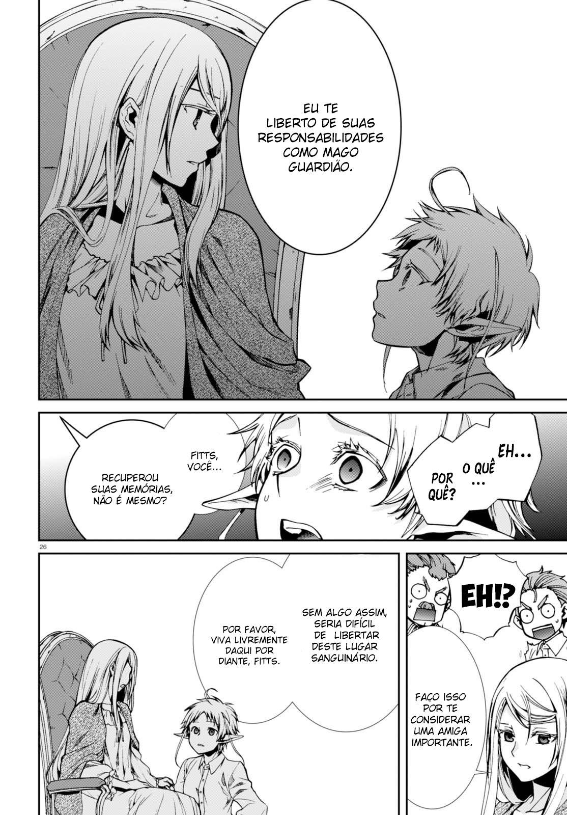 A Reencarnação do Vagabundo: Vou dar meu melhor se for para outro mundo – Capítulo 40 page 27