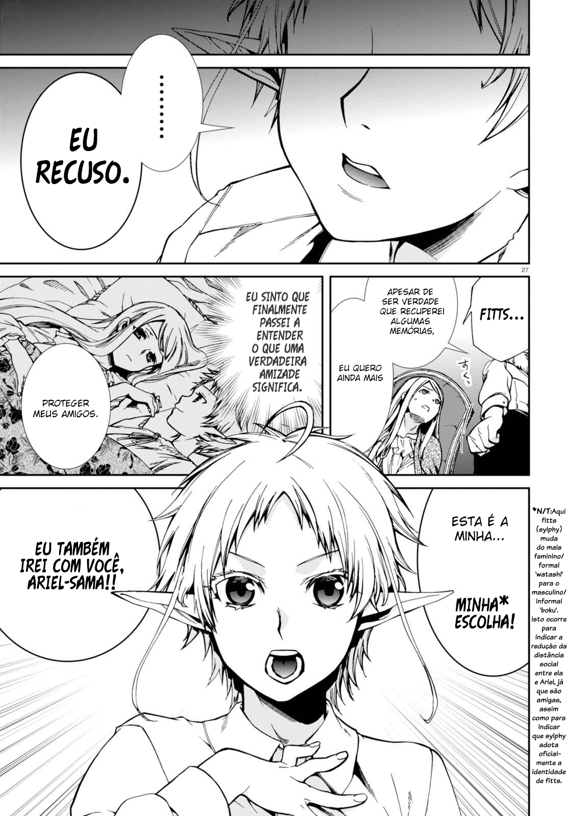 A Reencarnação do Vagabundo: Vou dar meu melhor se for para outro mundo – Capítulo 40 page 28