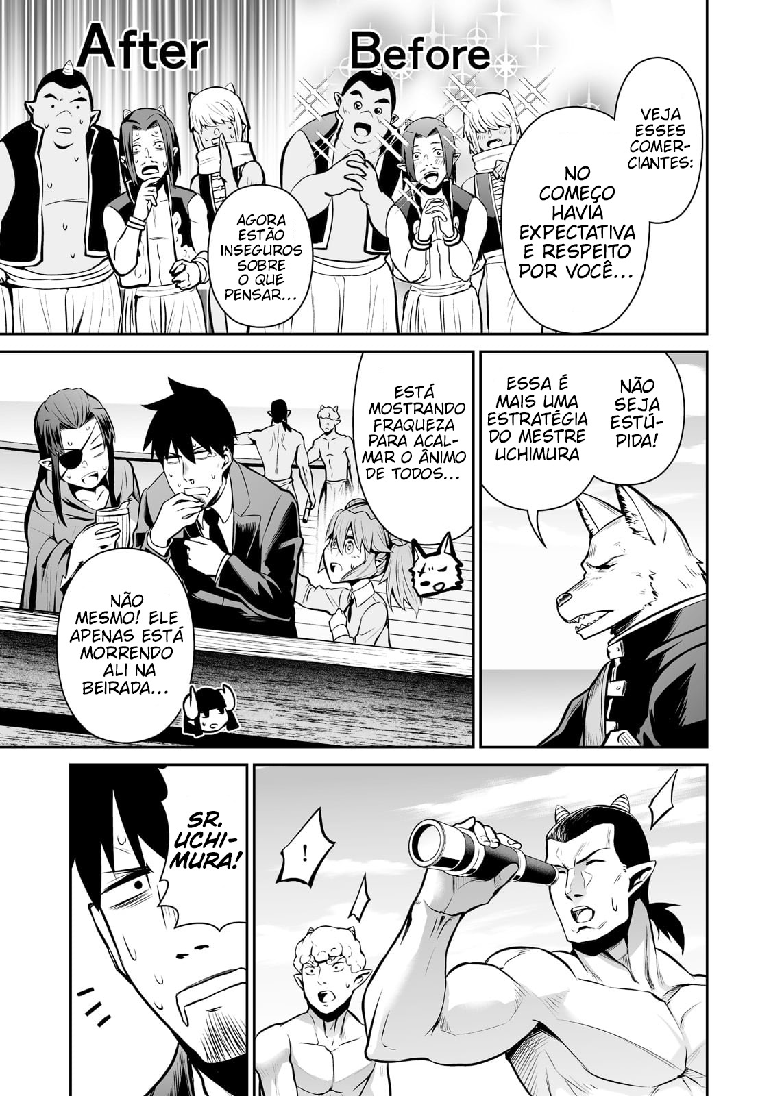 Salaryman ga Isekai ni Ittara Shitennou ni Natta Hanashi – Capítulo 48 page 3