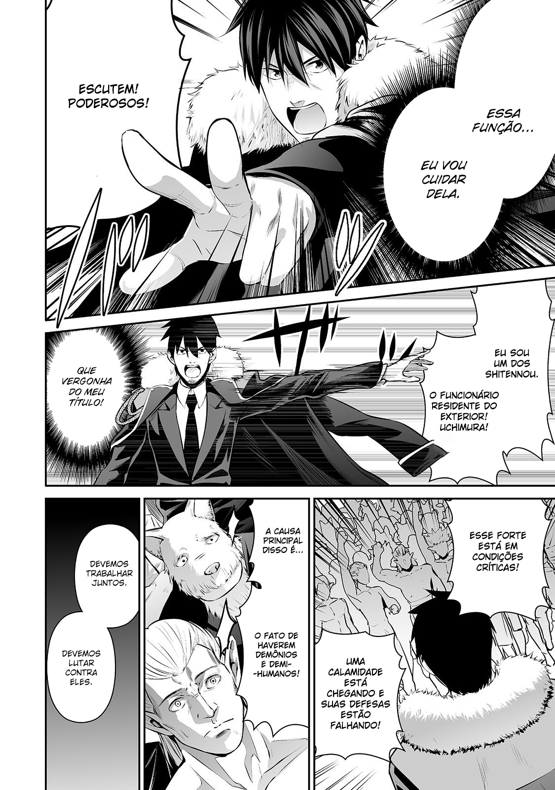 Salaryman ga Isekai ni Ittara Shitennou ni Natta Hanashi – Capítulo 23 page 6