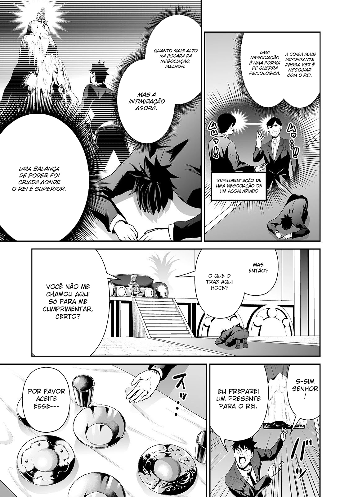 Salaryman ga Isekai ni Ittara Shitennou ni Natta Hanashi – Capítulo 15 page 7